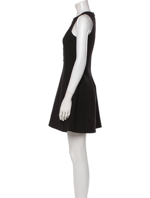 Yigal Azrouël Crew Neck Mini Dress