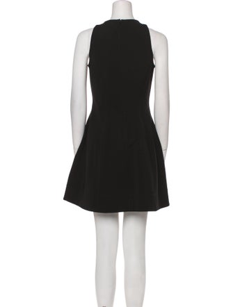 Yigal Azrouël Crew Neck Mini Dress