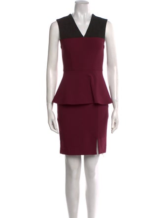 Yigal Azrouël Lambskin Mini Dress