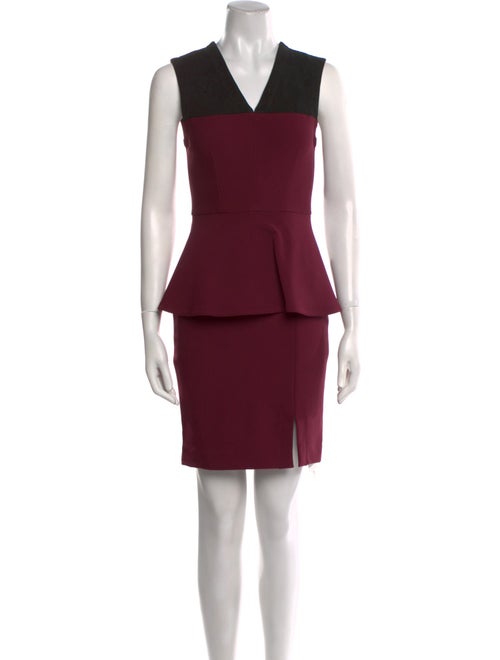 Yigal Azrouël Lambskin Mini Dress