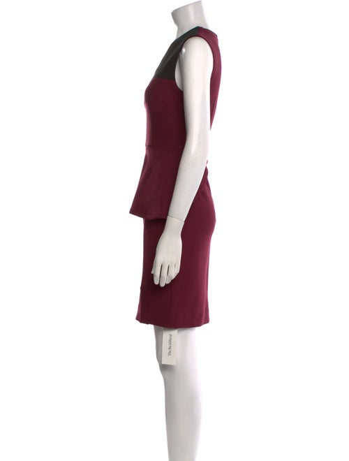 Yigal Azrouël Lambskin Mini Dress