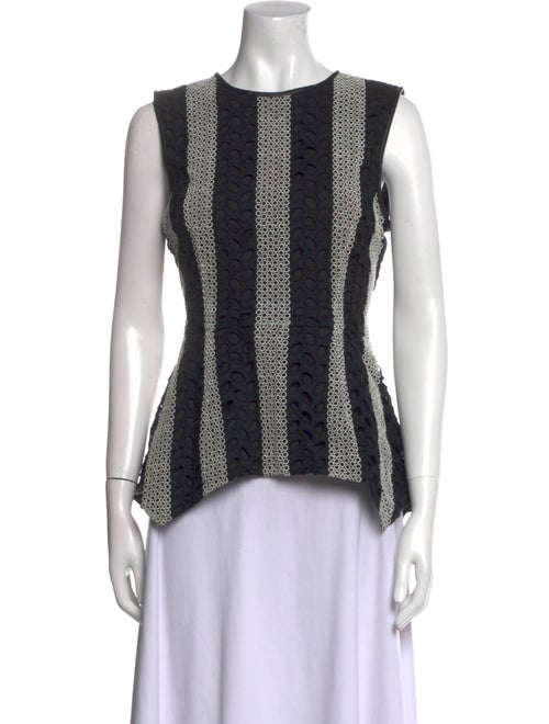 Yigal Azrouël Printed Crew Neck Top