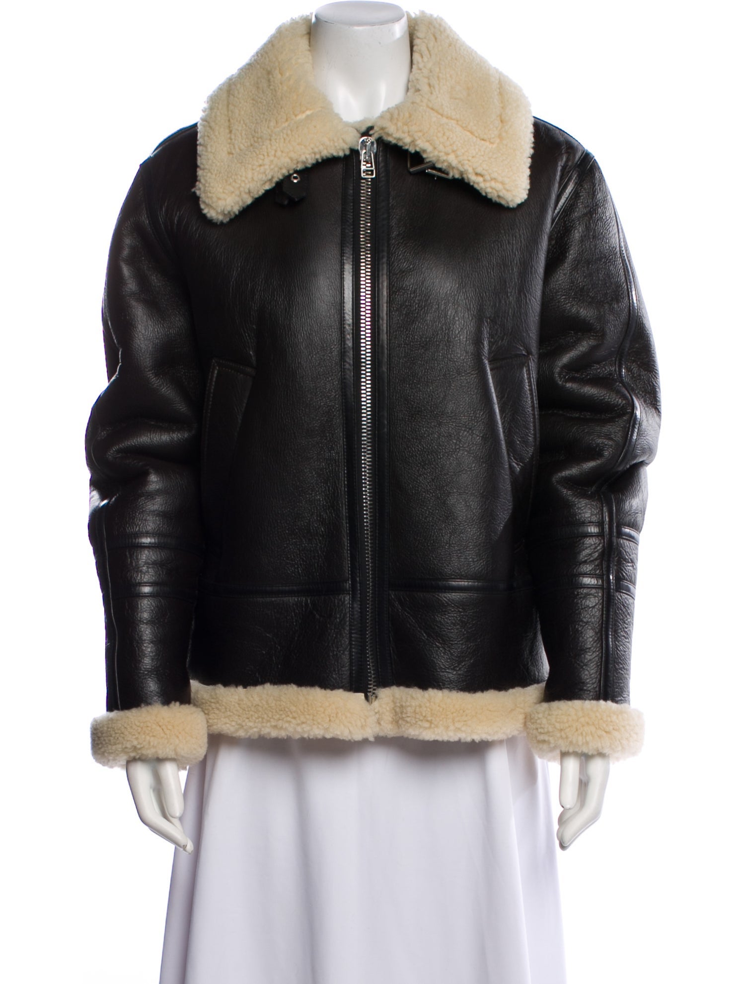 Yigal Azrouël Lambskin Faux Fur Jacket w/ Tags