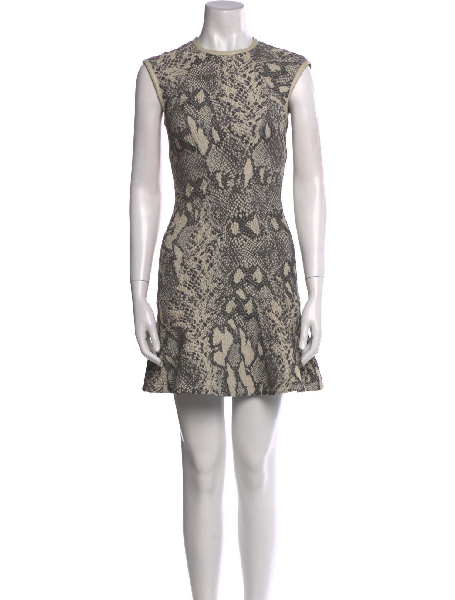 Yigal Azrouël Animal Print Mini Dress