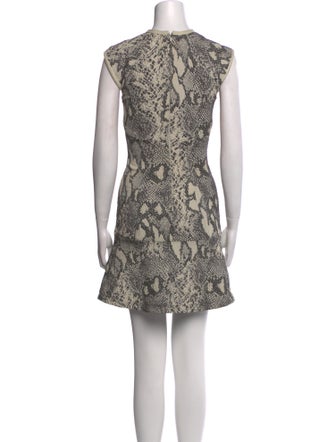 Yigal Azrouël Animal Print Mini Dress