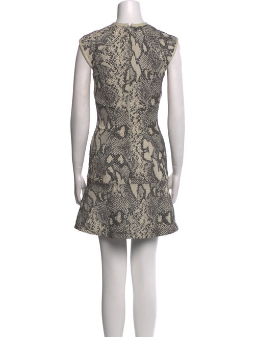 Yigal Azrouël Animal Print Mini Dress