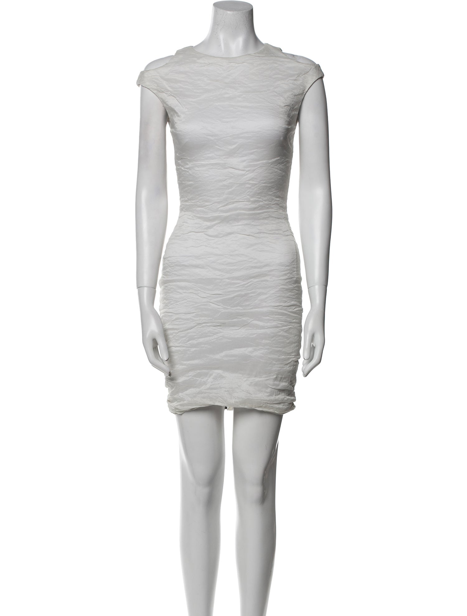 Yigal Azrouël Bateau Neckline Mini Dress