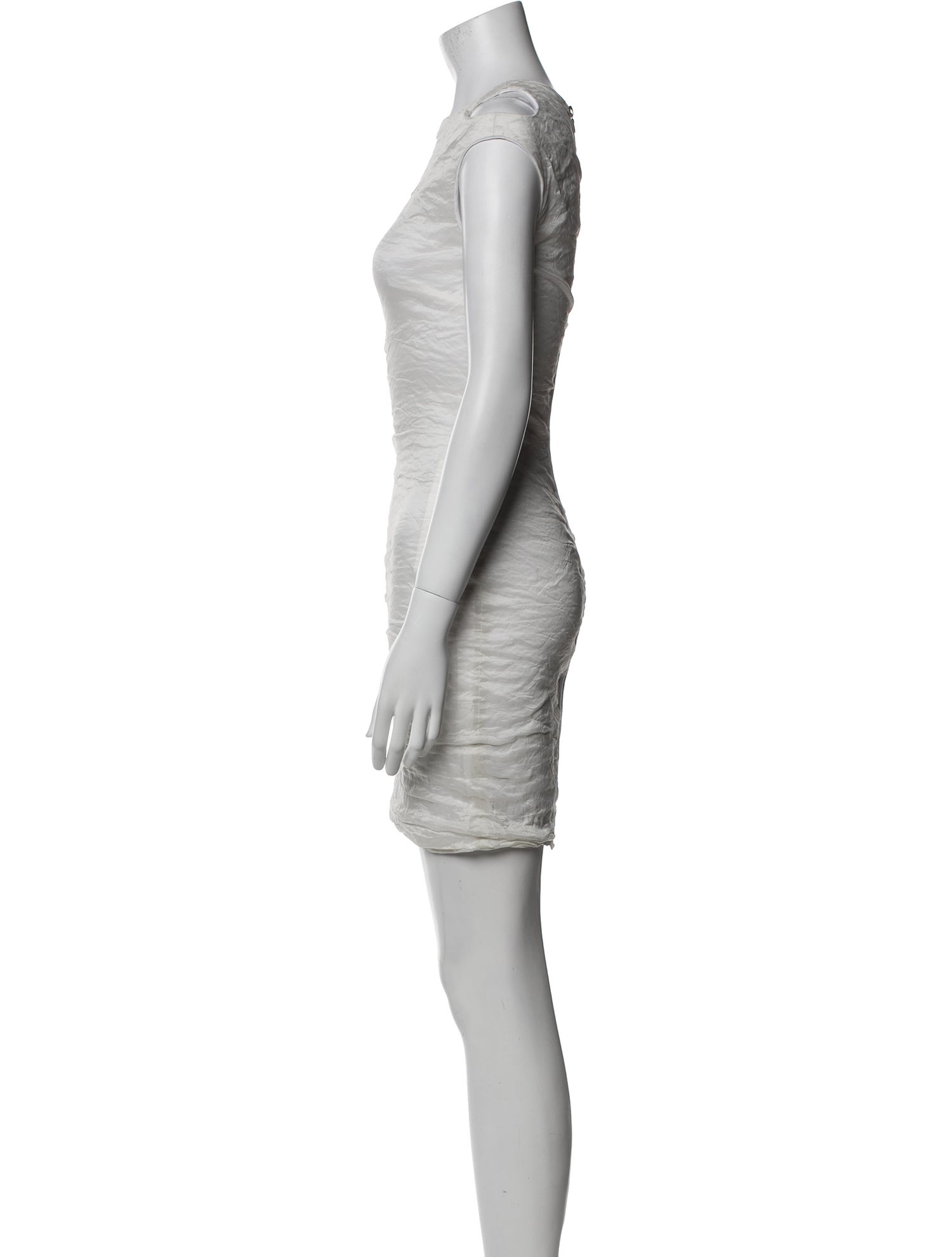 Yigal Azrouël Bateau Neckline Mini Dress