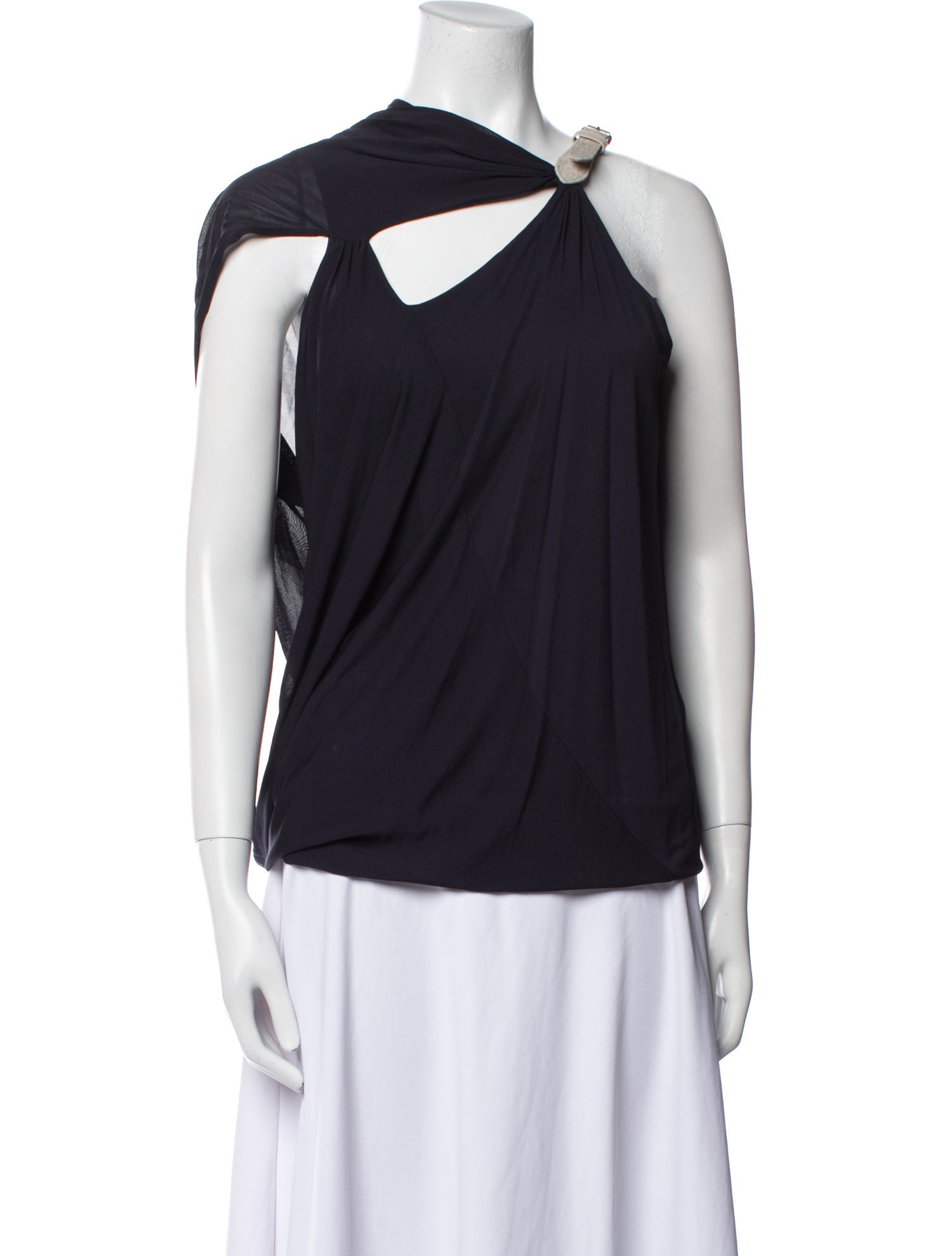 Yigal Azrouël Asymmetrical Sleeveless Top