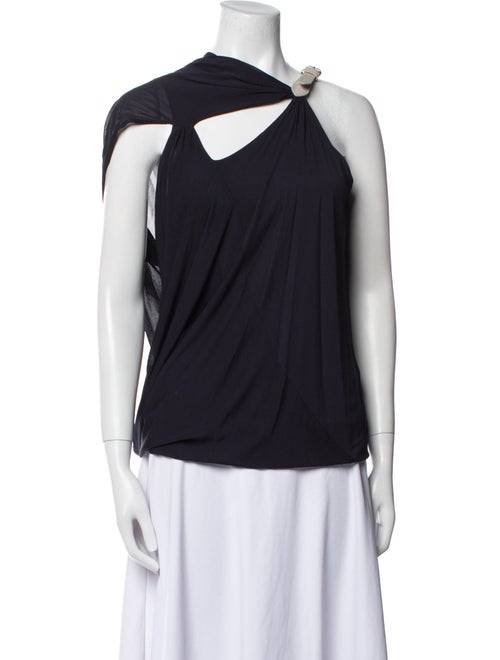 Yigal Azrouël Asymmetrical Sleeveless Top