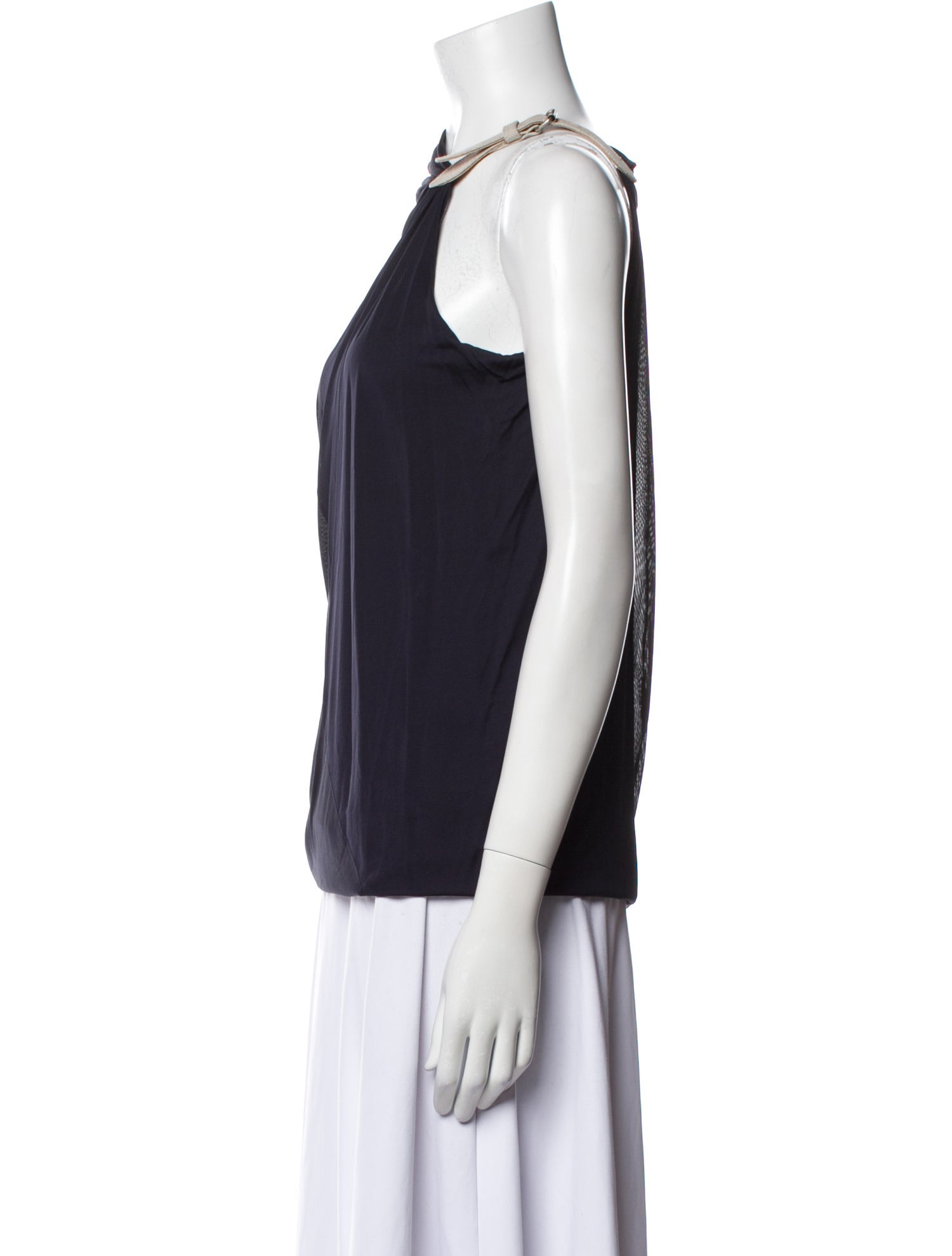 Yigal Azrouël Asymmetrical Sleeveless Top