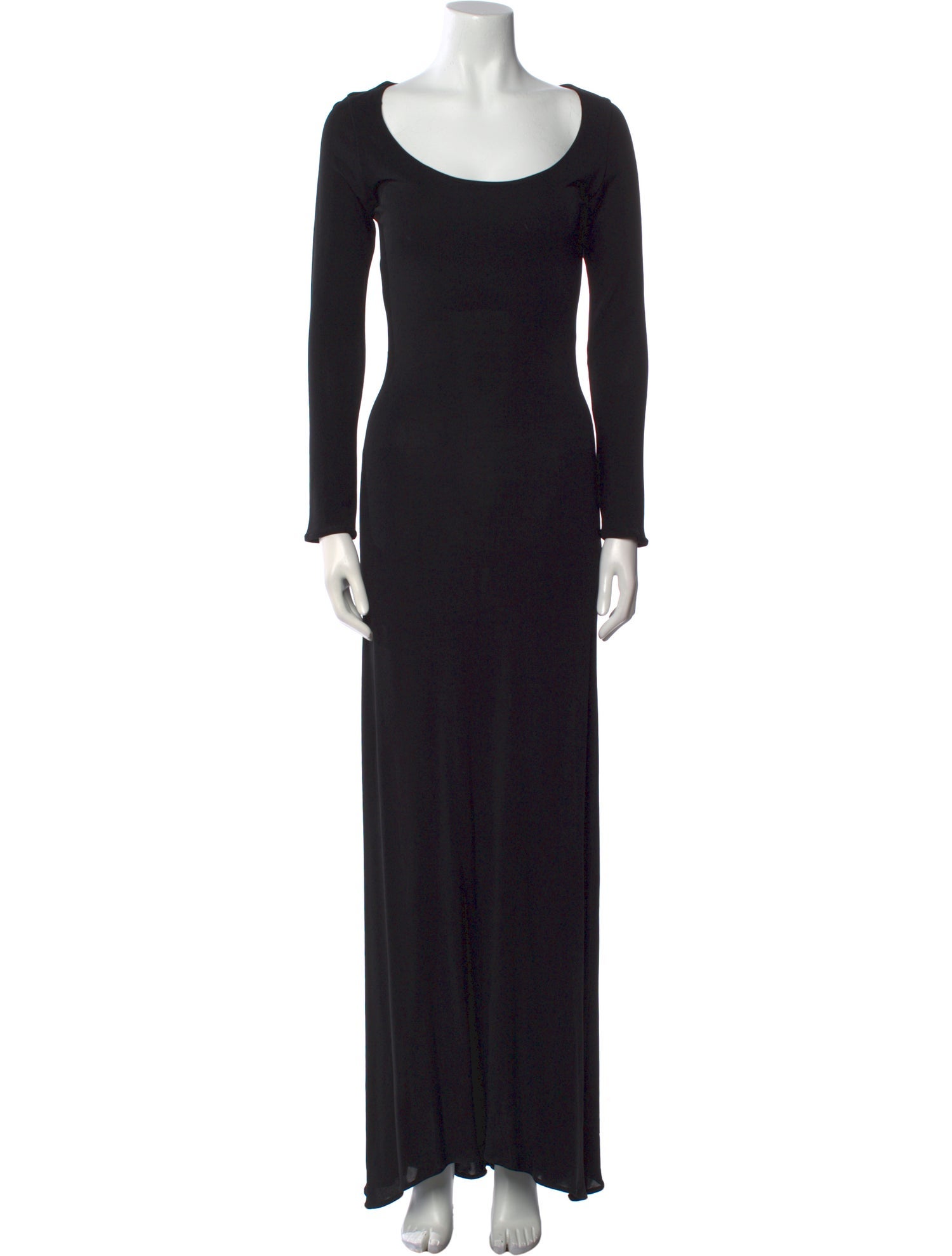 Yigal Azrouël Scoop Neck Long Dress
