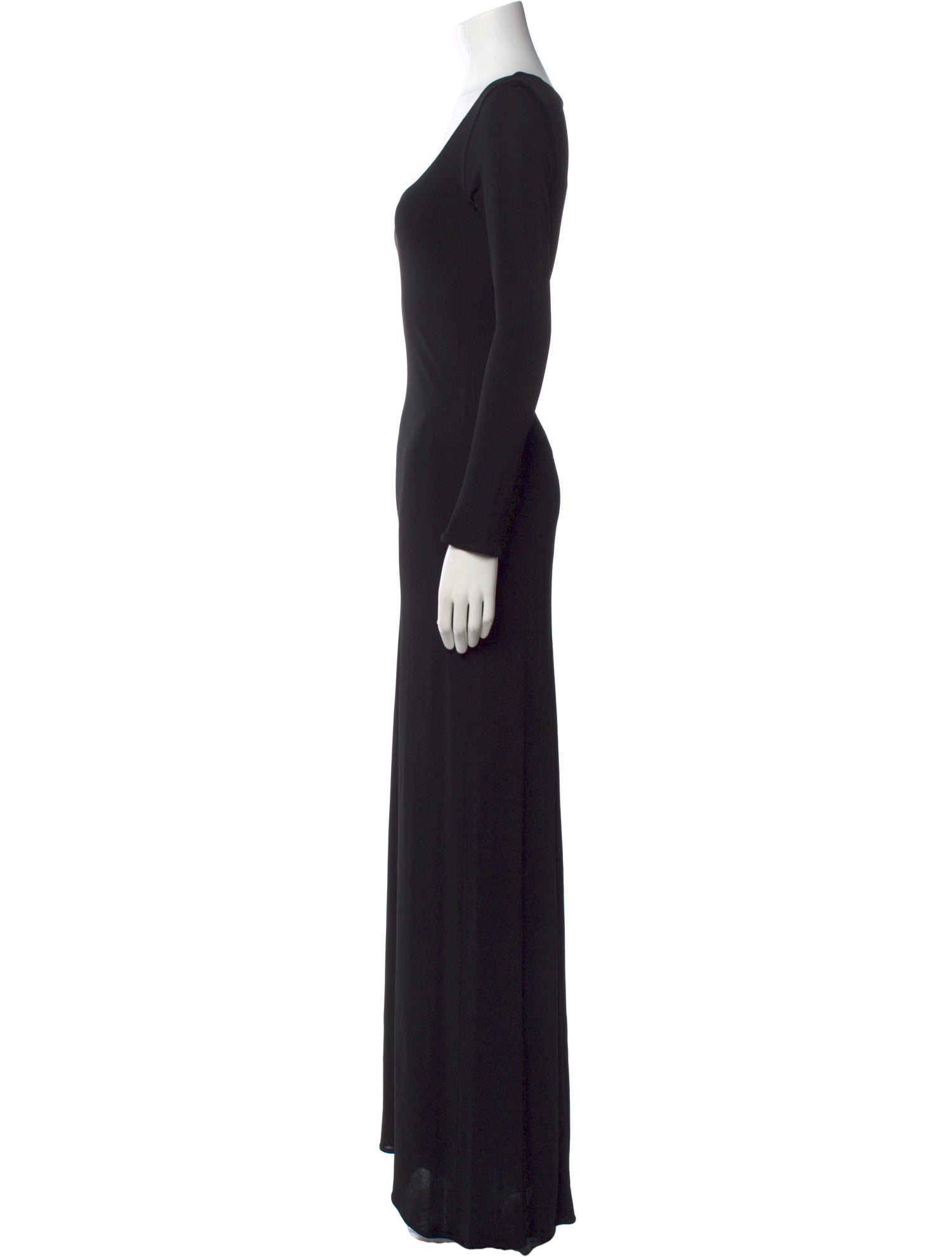 Yigal Azrouël Scoop Neck Long Dress