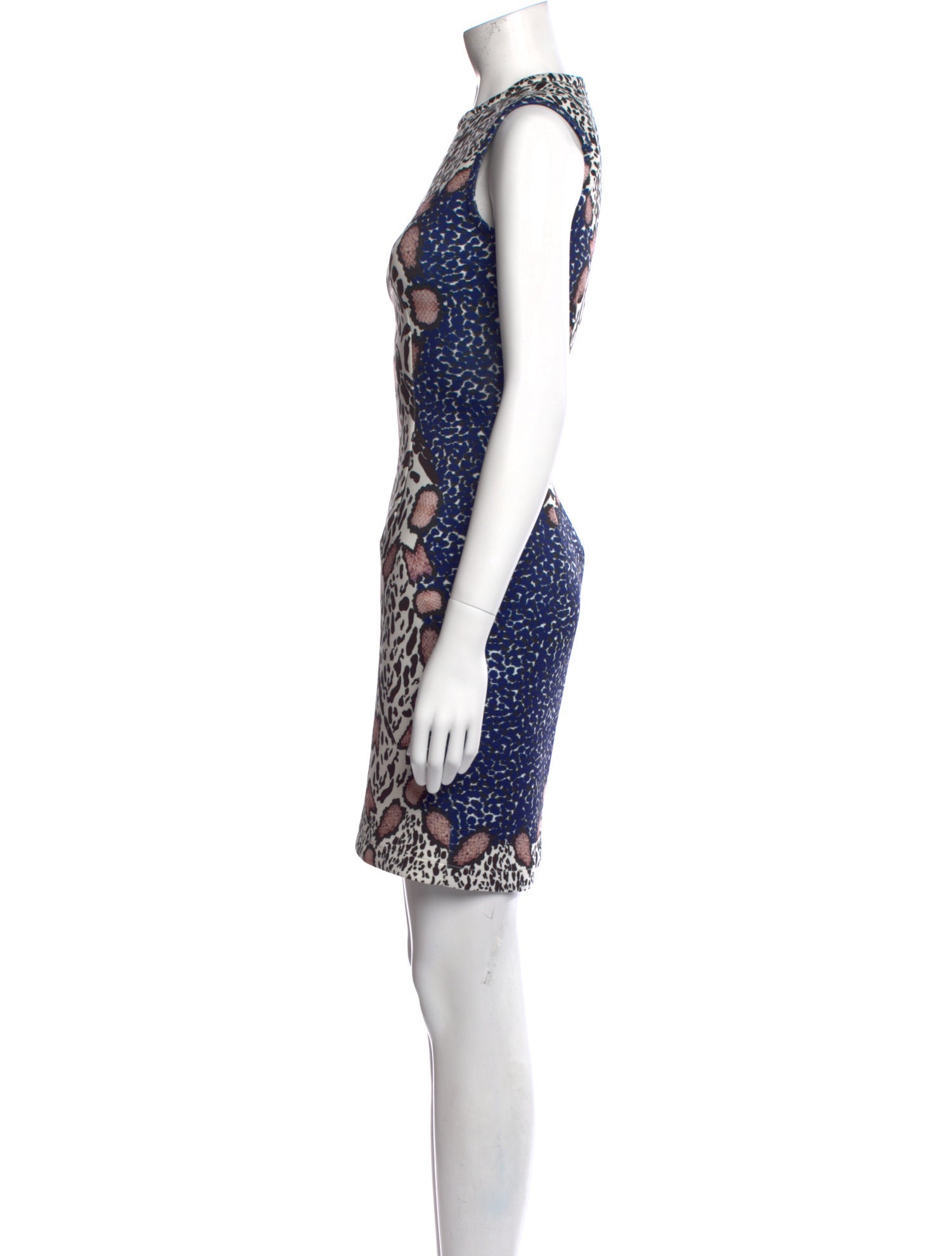 Yigal Azrouël Animal Print Mini Dress