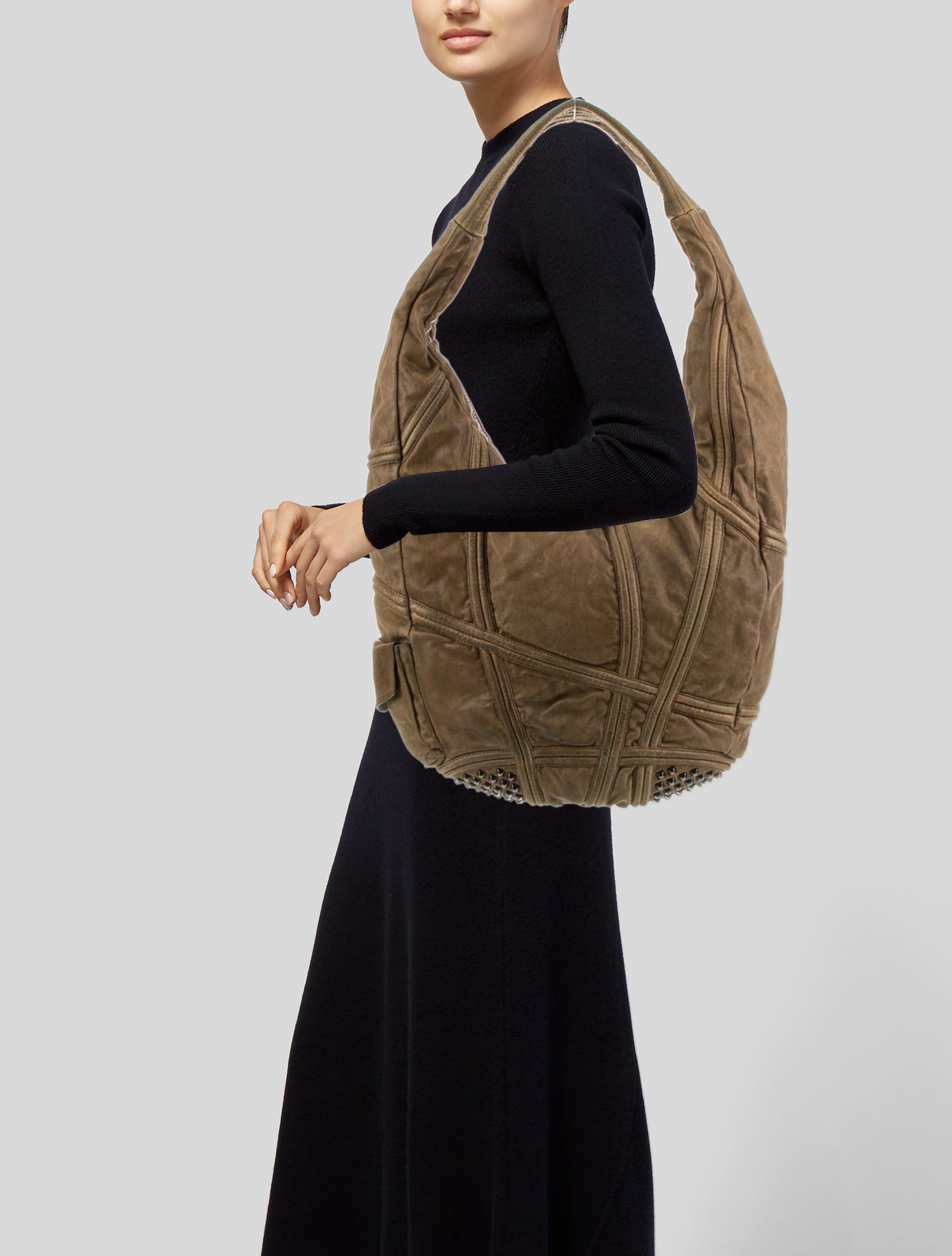 Yigal Azrouël Leather Hobo