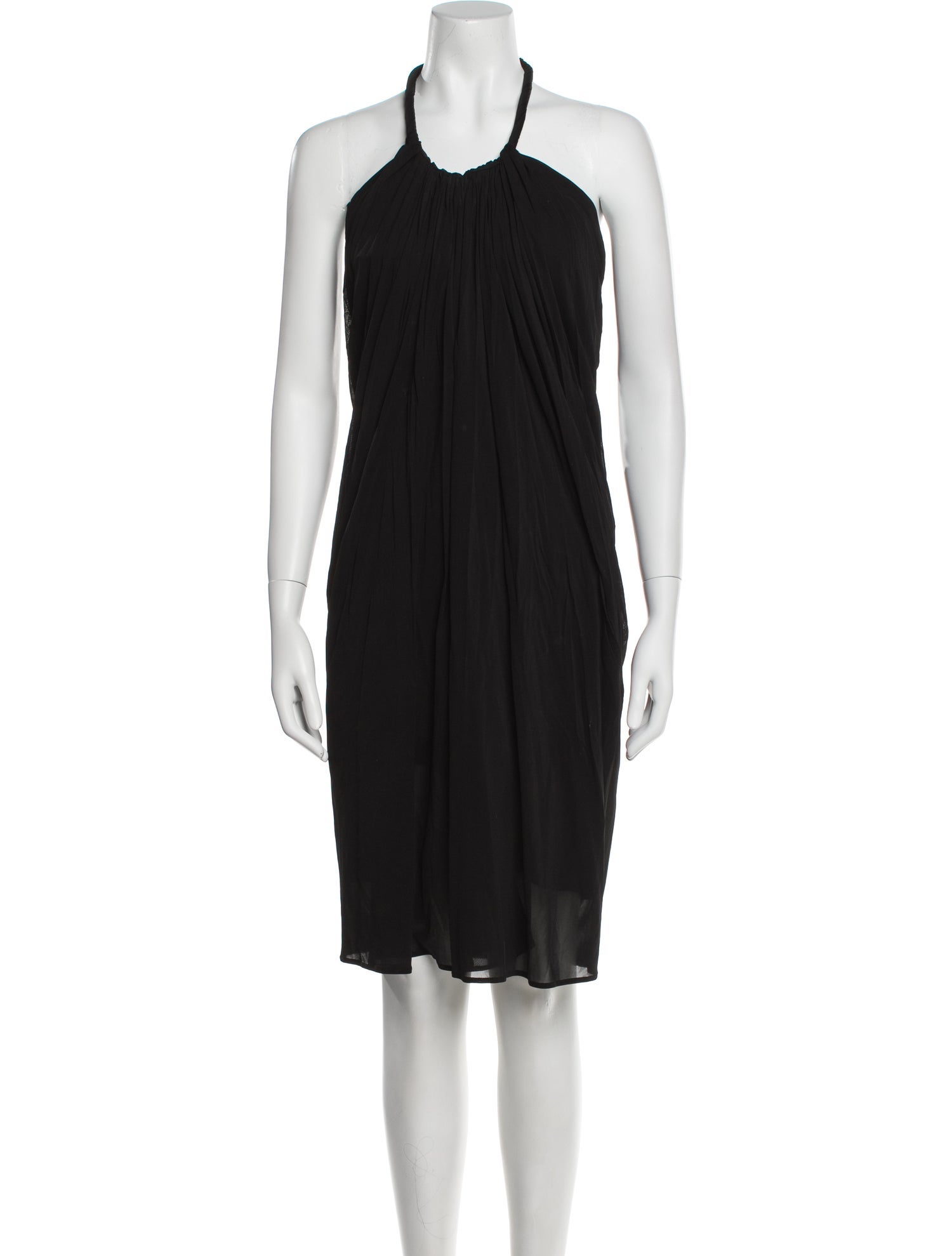Yigal Azrouël Halterneck Knee-Length Dress