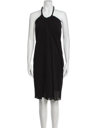 Yigal Azrouël Halterneck Knee-Length Dress