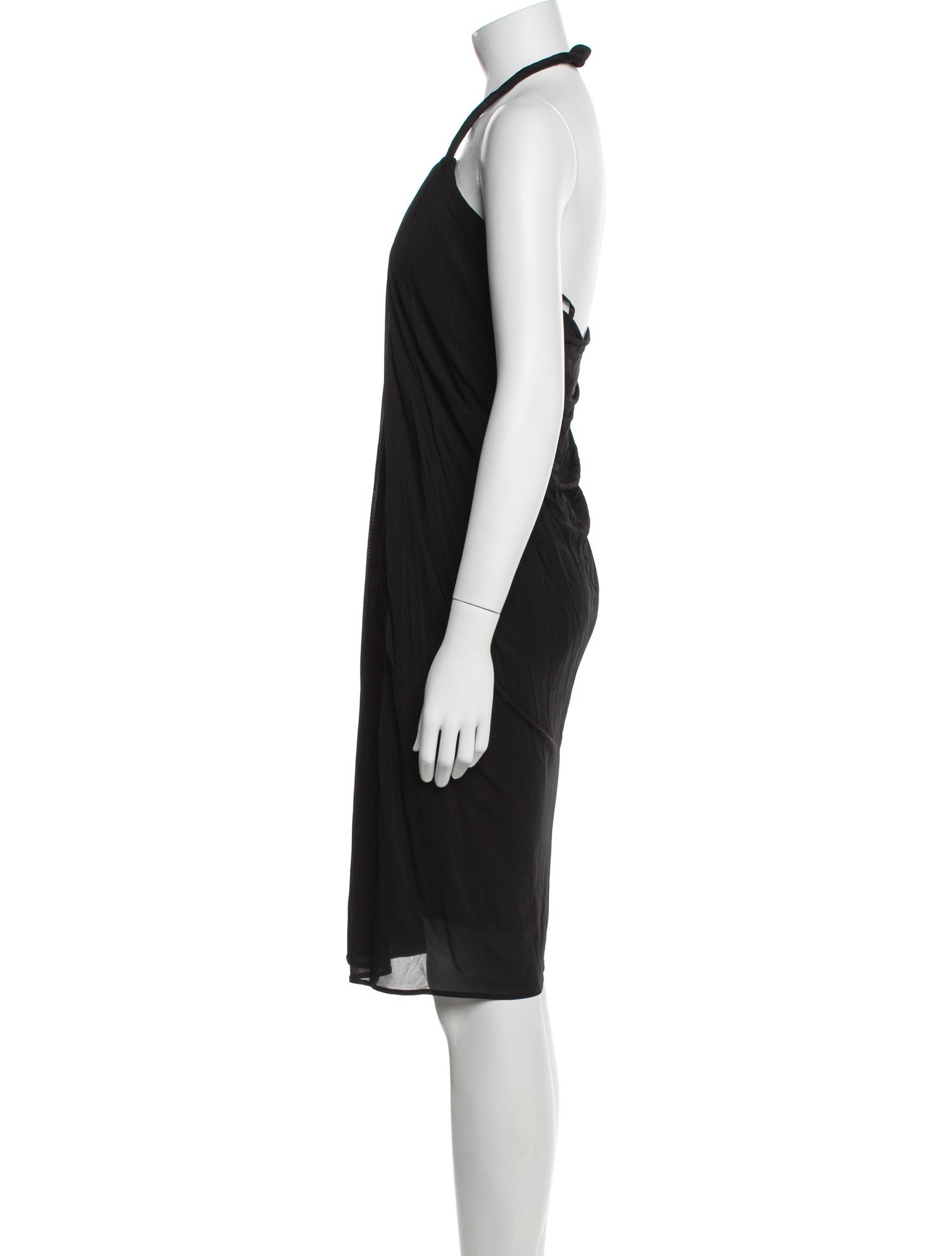 Yigal Azrouël Halterneck Knee-Length Dress