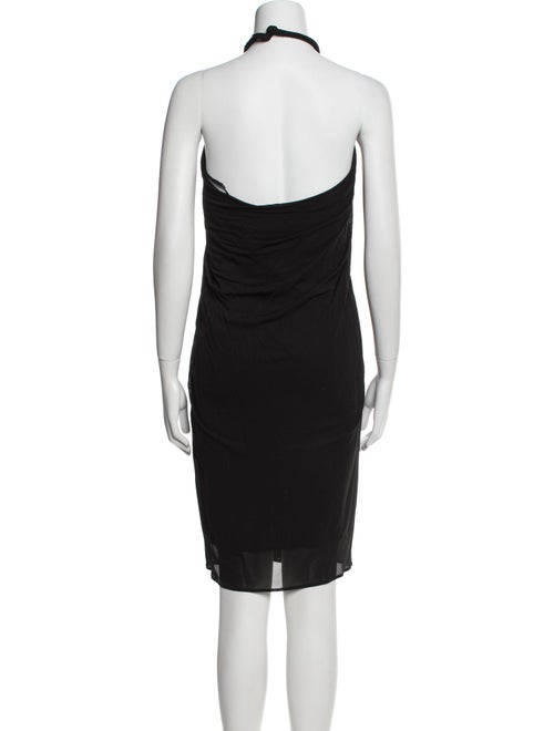 Yigal Azrouël Halterneck Knee-Length Dress