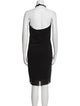 Yigal Azrouël Halterneck Knee-Length Dress