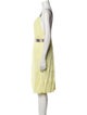 Yigal Azrouël V-Neck Knee-Length Dress