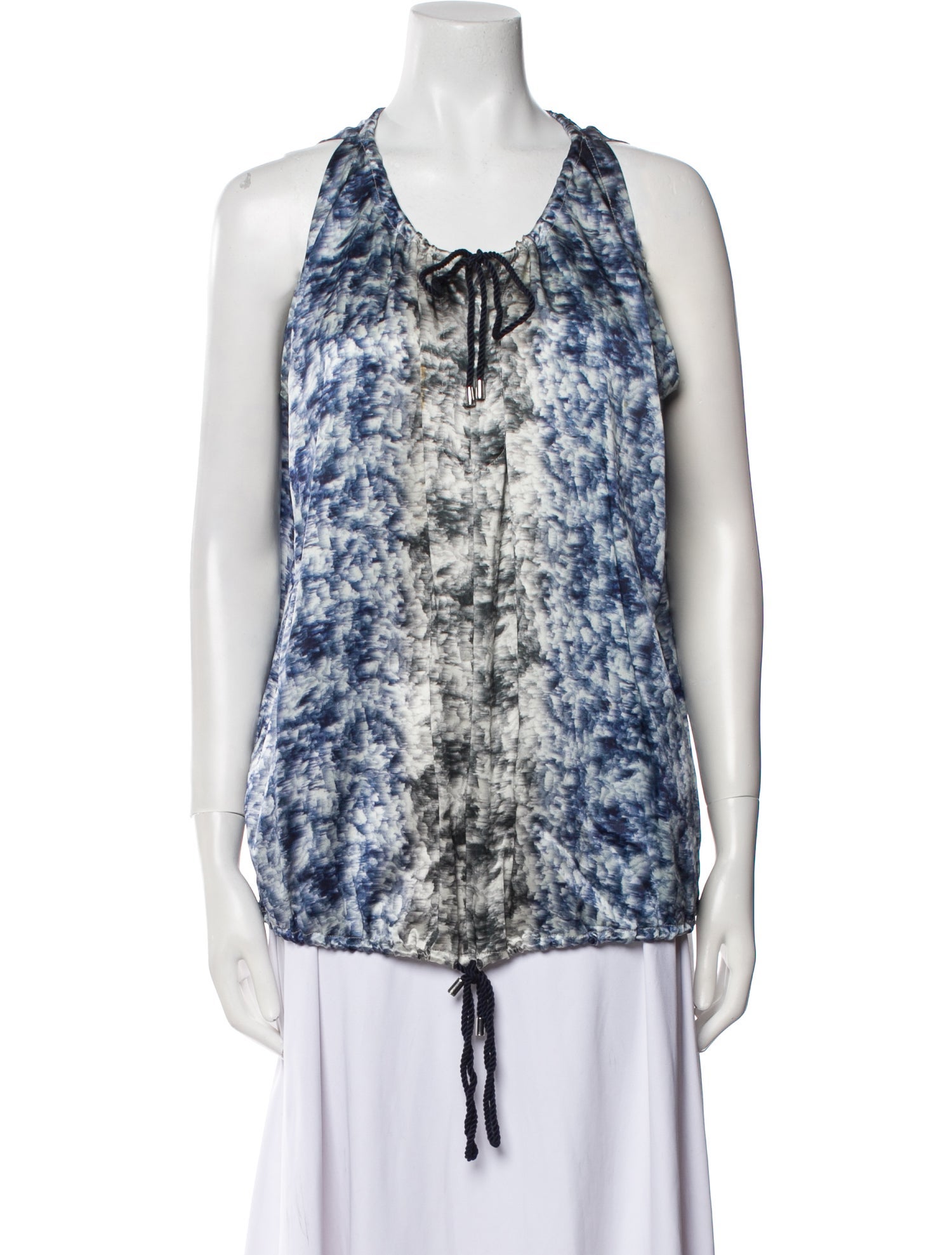 Yigal Azrouël Silk Printed Top