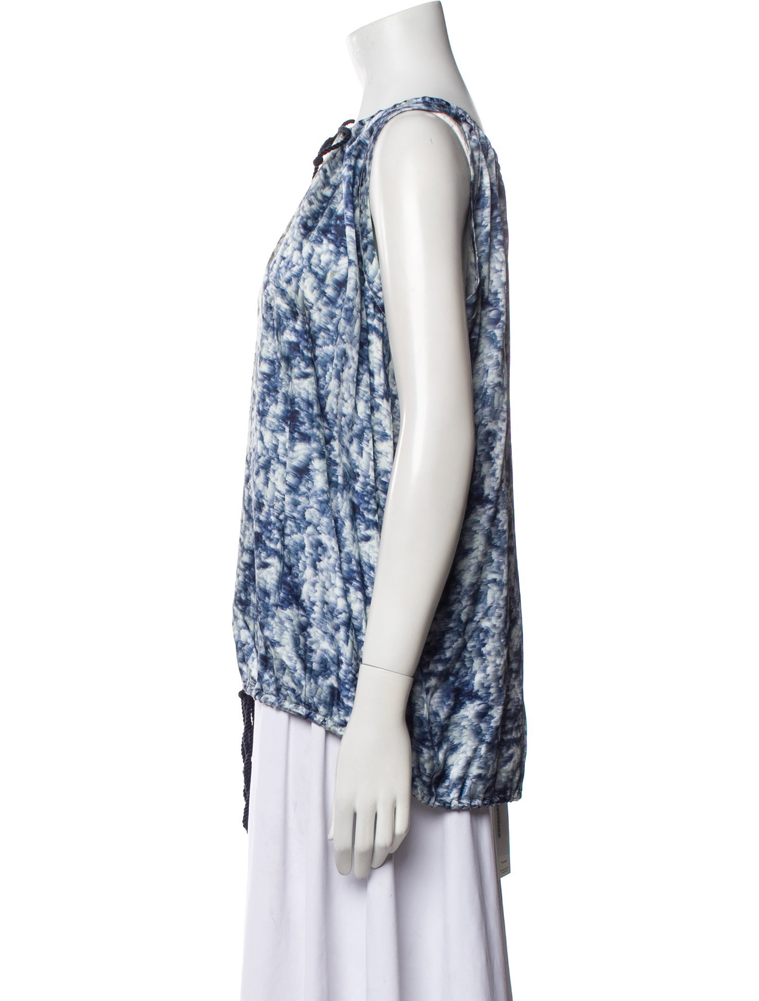Yigal Azrouël Silk Printed Top