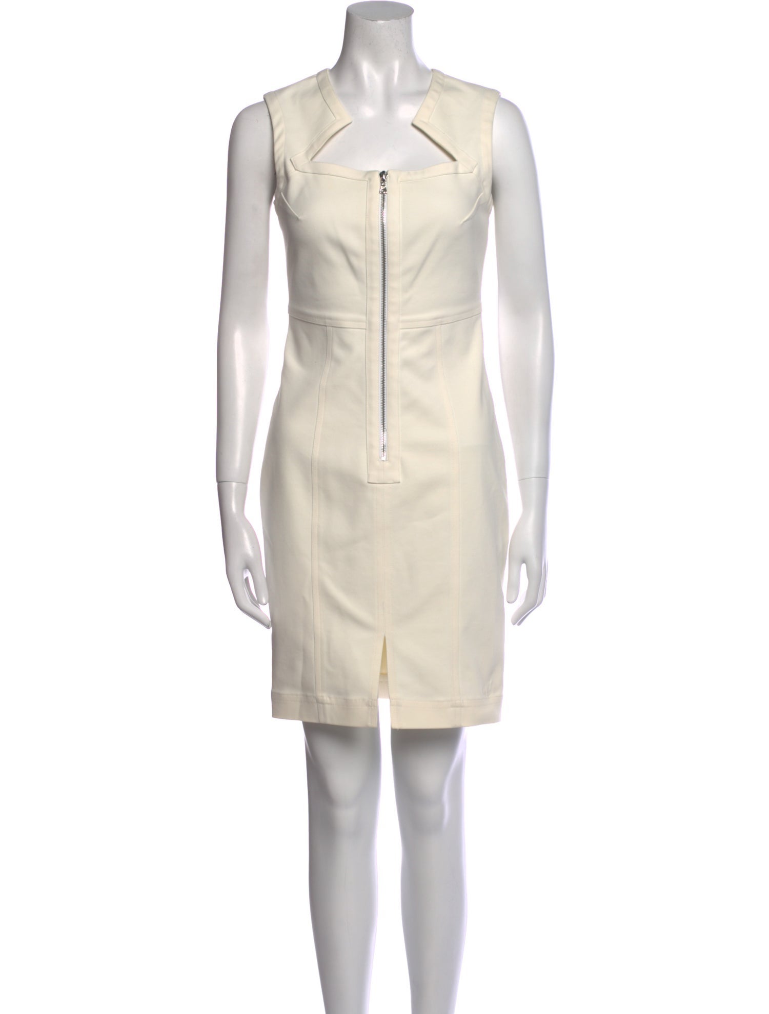 Yigal Azrouël Square Neckline Mini Dress