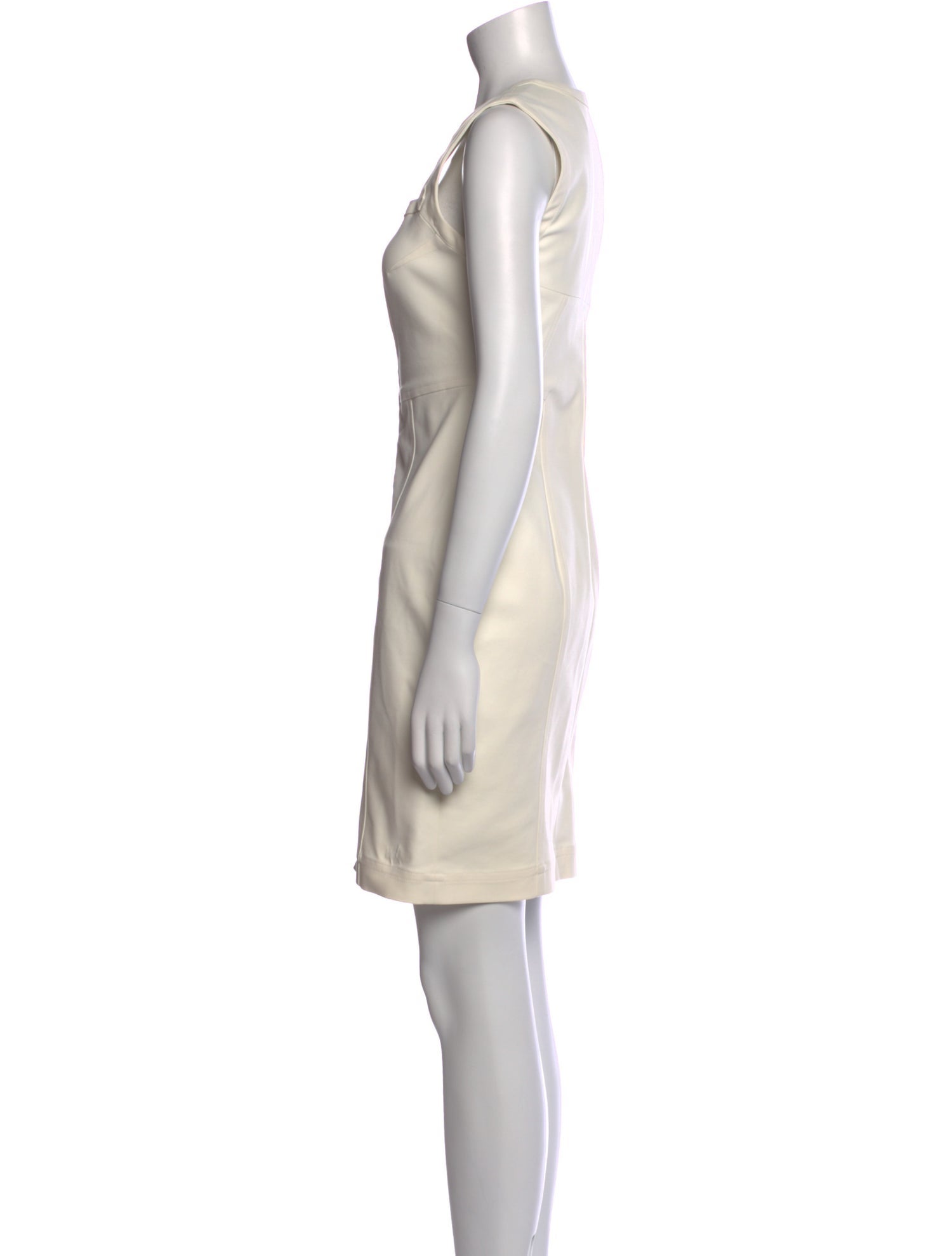 Yigal Azrouël Square Neckline Mini Dress