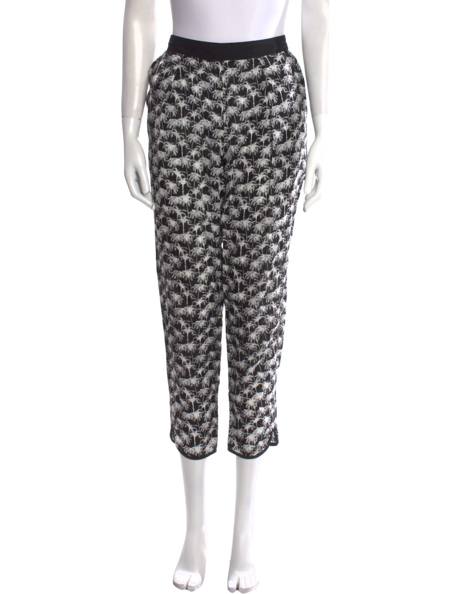 Yigal Azrouël Printed Straight Leg Pants