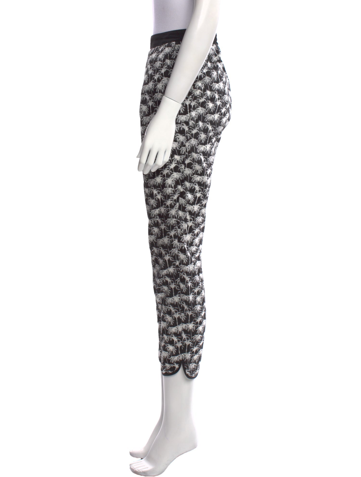 Yigal Azrouël Printed Straight Leg Pants