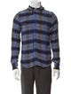 Yigal Azrouël Plaid Print Long Sleeve Shirt