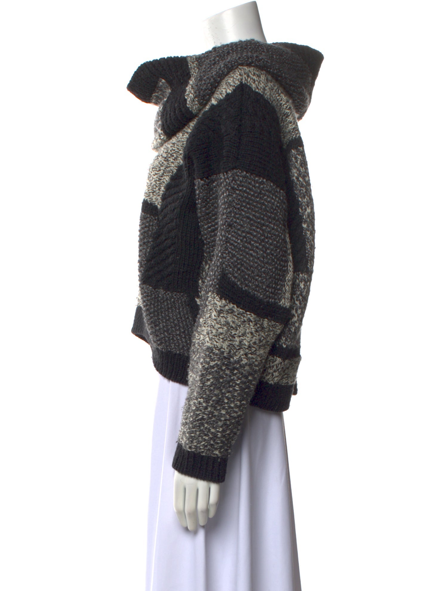 Yigal Azrouël Wool Printed Sweater