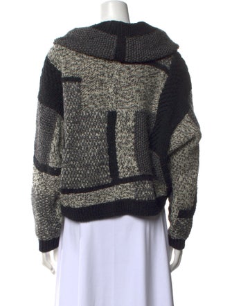 Yigal Azrouël Wool Printed Sweater