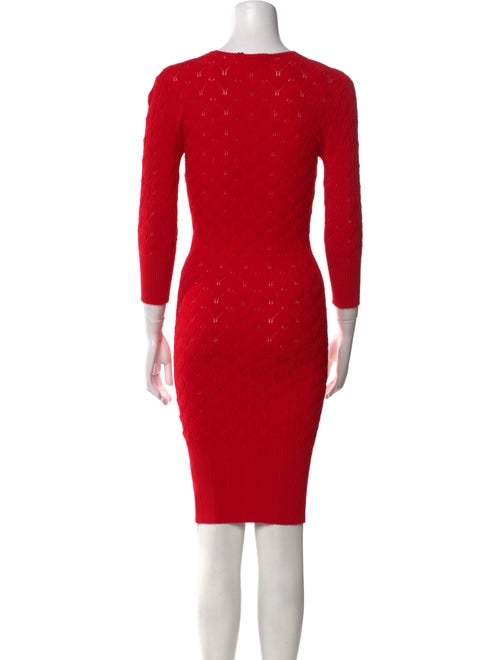 Yigal Azrouël Scoop Neck Knee-Length Dress
