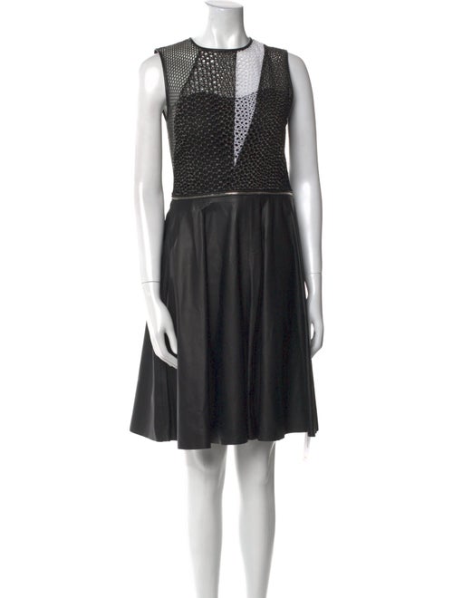 Yigal Azrouël Crew Neck Knee-Length Dress