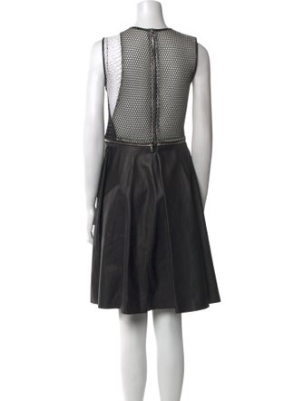 Yigal Azrouël Crew Neck Knee-Length Dress