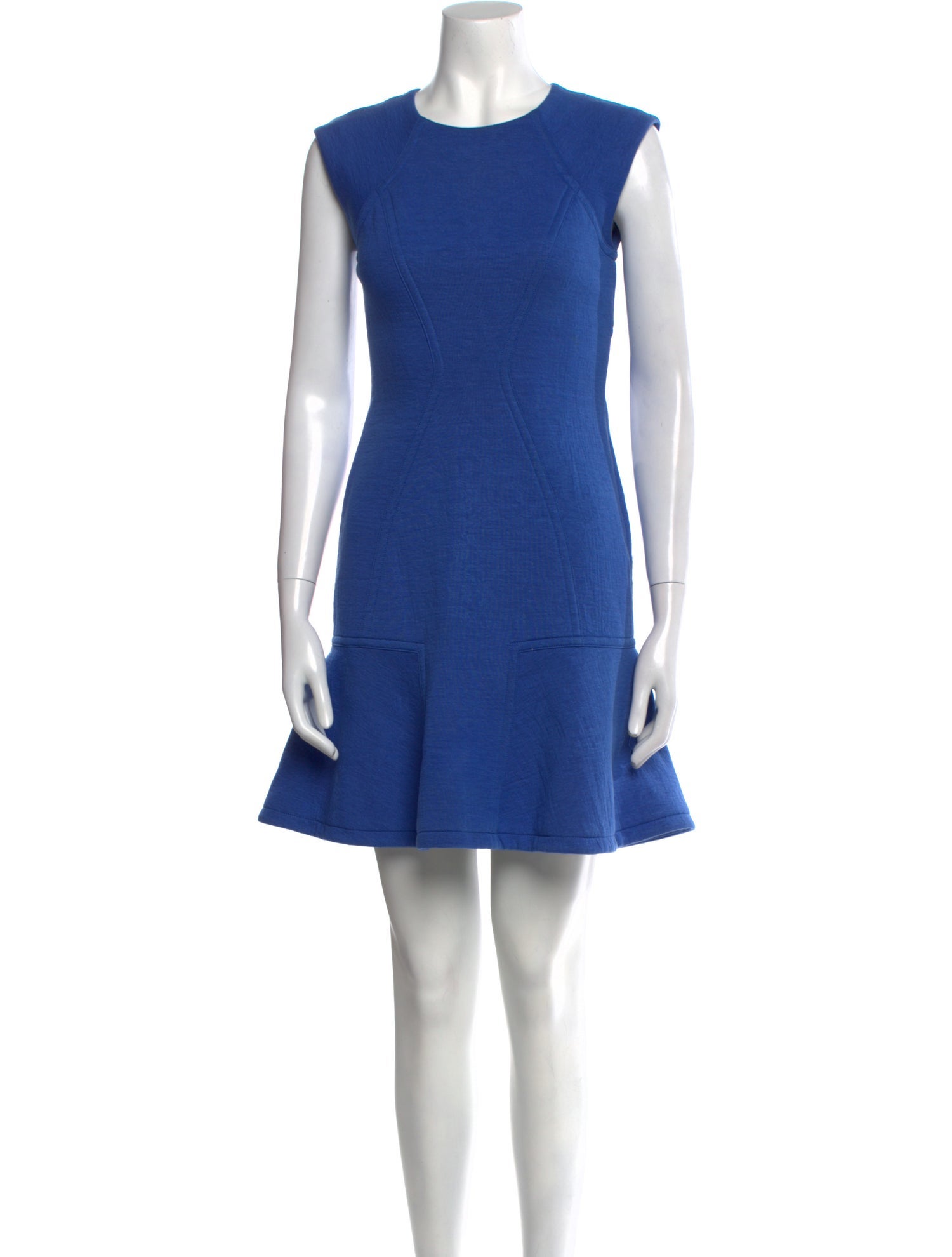 Yigal Azrouël Crew Neck Mini Dress