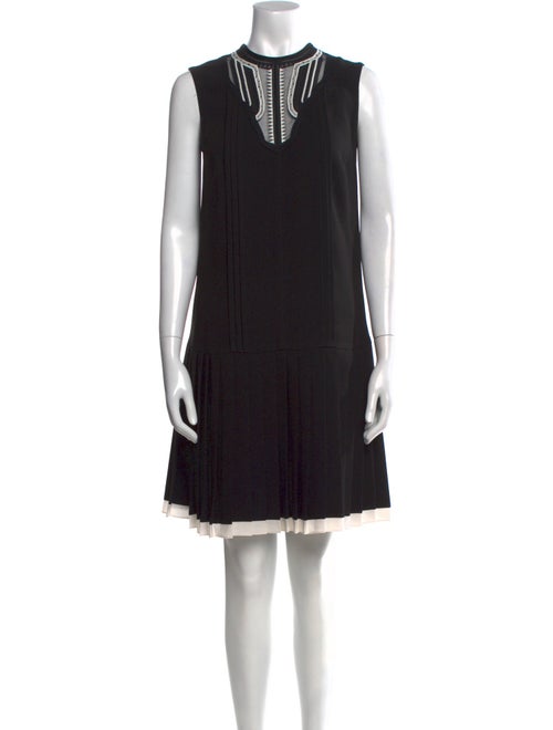 Yigal Azrouël Crew Neck Mini Dress