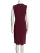 Yigal Azrouël V-Neck Midi Length Dress