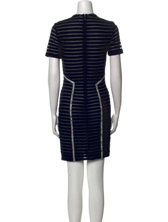 Yigal Azrouël Striped Mini Dress