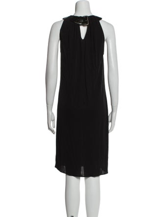 Yigal Azrouël Crew Neck Knee-Length Dress