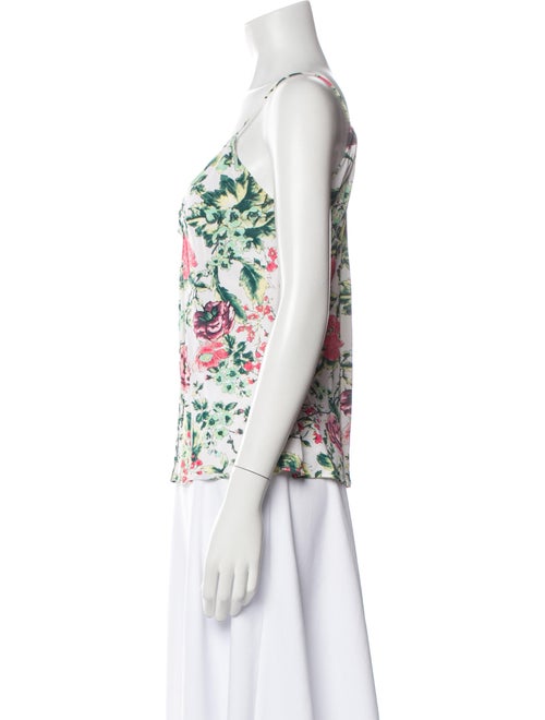 Yigal Azrouël Floral Print V-Neck Top