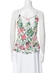 Yigal Azrouël Floral Print V-Neck Top