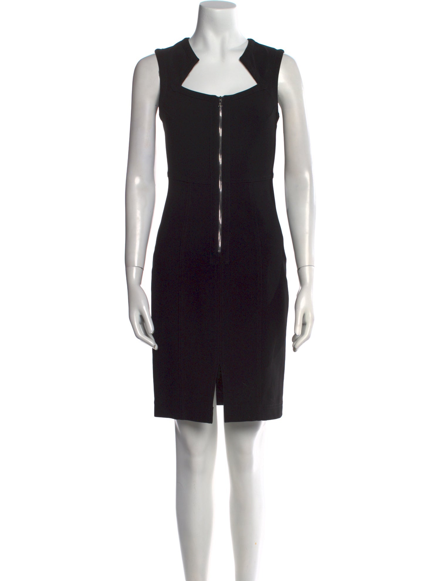 Yigal Azrouël Square Neckline Knee-Length Dress