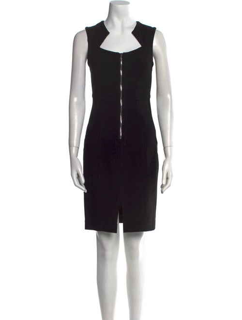 Yigal Azrouël Square Neckline Knee-Length Dress