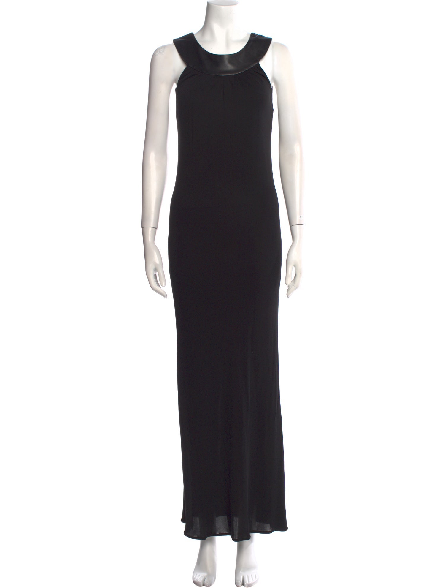 Yigal Azrouël Scoop Neck Long Dress