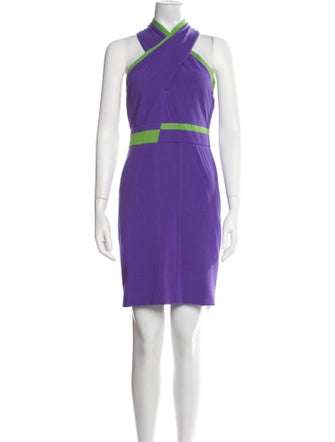 Yigal Azrouël Halterneck Mini Dress