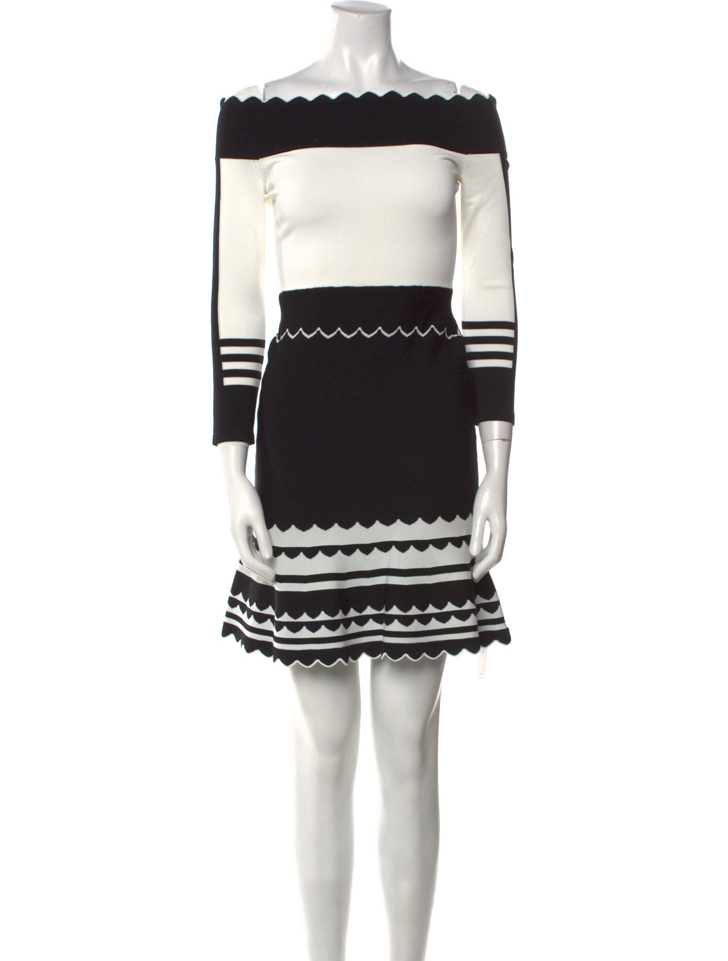 Yigal Azrouël Striped Mini Dress