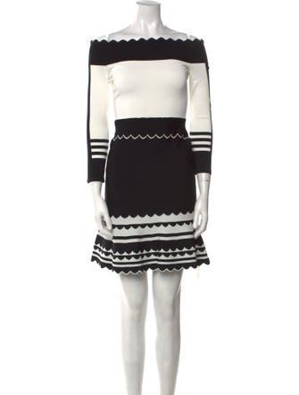 Yigal Azrouël Striped Mini Dress